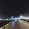 2024 ზესტაფონი ღამით - ხიდი მდ. ყვირილაზე